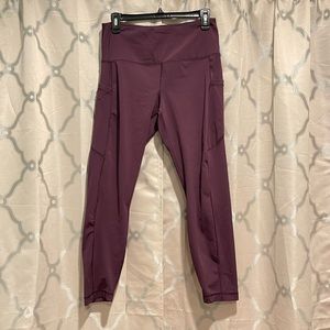 maroon leggings